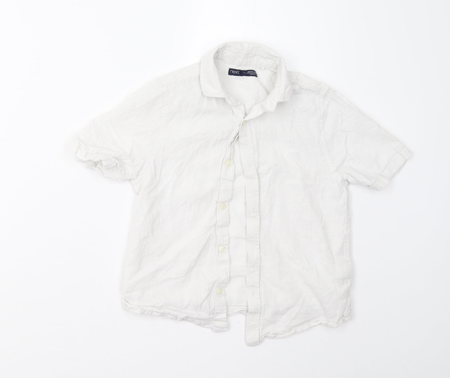 NEXT Boys White   Basic Button-Up Size 7 Years