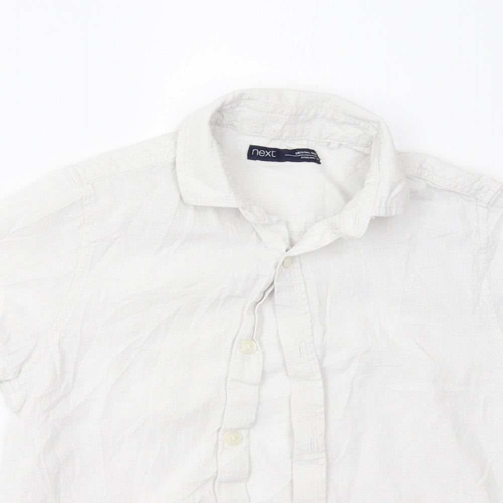NEXT Boys White   Basic Button-Up Size 7 Years