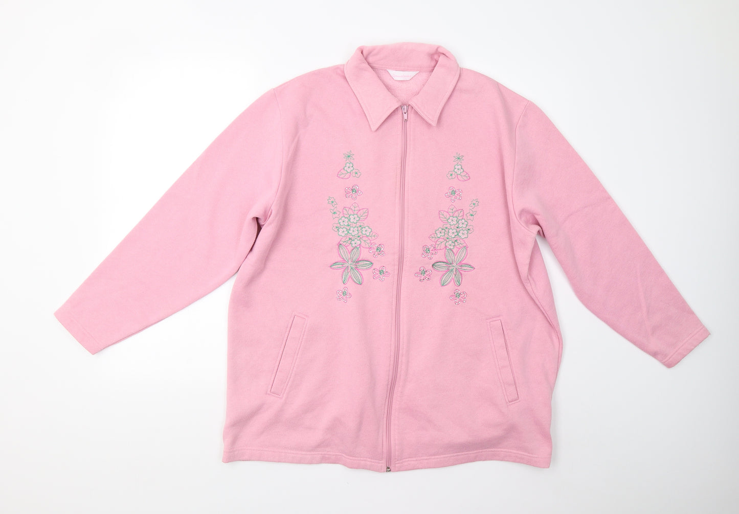 Casual Comfort Womens Pink   Jacket  Size 16