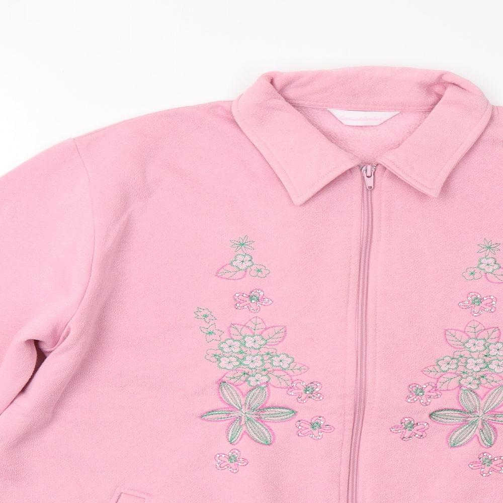 Casual Comfort Womens Pink   Jacket  Size 16