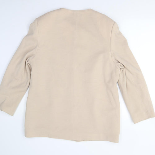 Karpelle Womens Beige   Jacket  Size 16