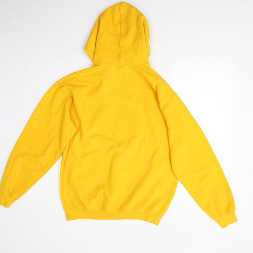 Gildan Womens Yellow   Pullover Jumper Size M
