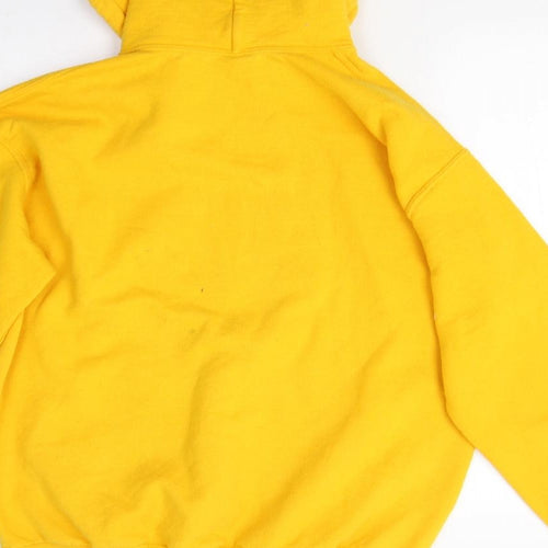 Gildan Womens Yellow   Pullover Jumper Size M