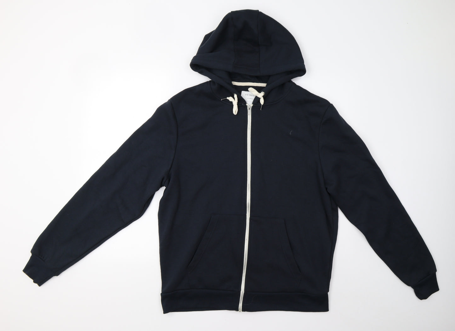Primark Mens Blue   Full Zip Hoodie Size XL