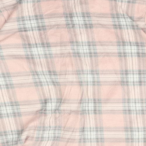 Marks and Spencer Womens Pink Check   Pyjama Top Size 12
