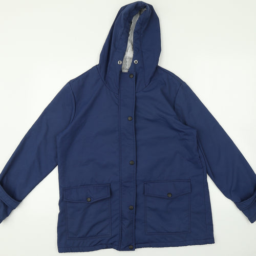 Preworn Womens Blue   Jacket Coat Size M