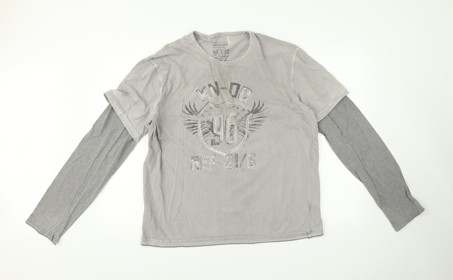 NEXT Mens Grey    T-Shirt Size XL