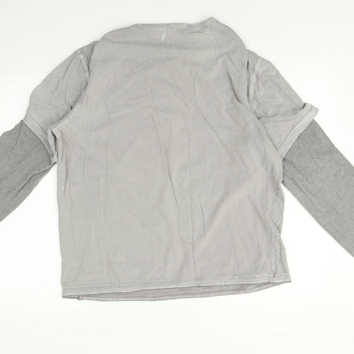 NEXT Mens Grey    T-Shirt Size XL