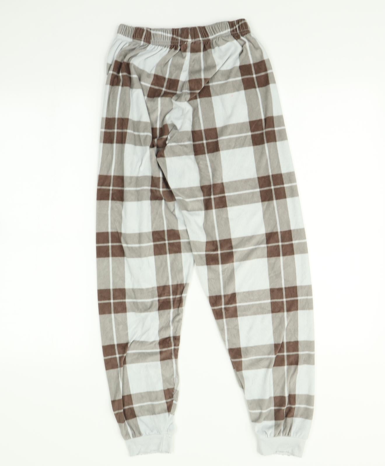 Primark Womens Multicoloured Check   Pyjama Pants Size XS