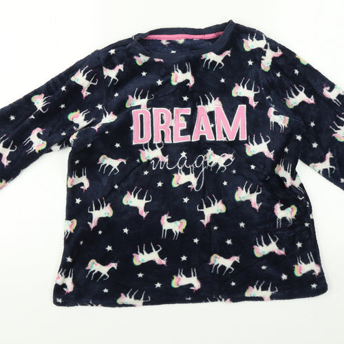 Preworn Girls Multicoloured    Pyjama Top Size 13 Years  - Dream Magic