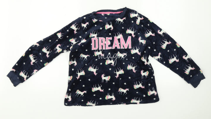 Preworn Girls Multicoloured Pyjama Top Size 13 Years - Dream Magic