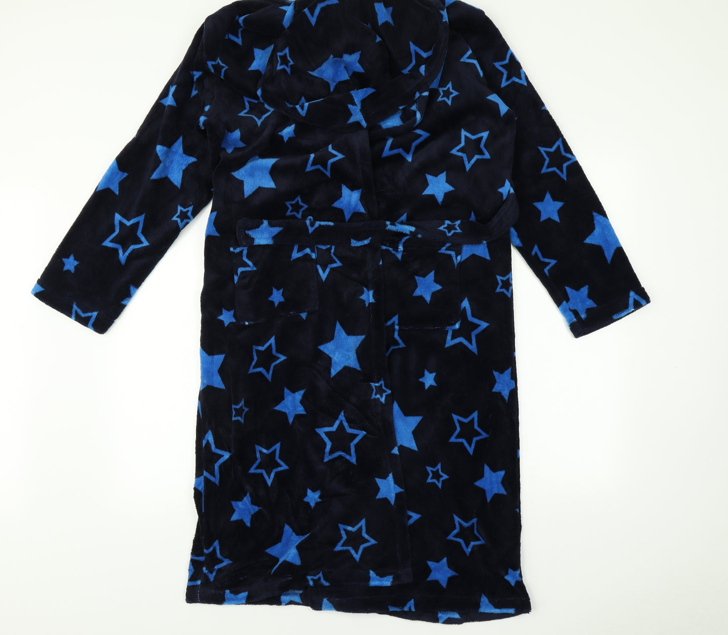 F&F Boys Blue    Robe Size 13-14 Years  - Star print
