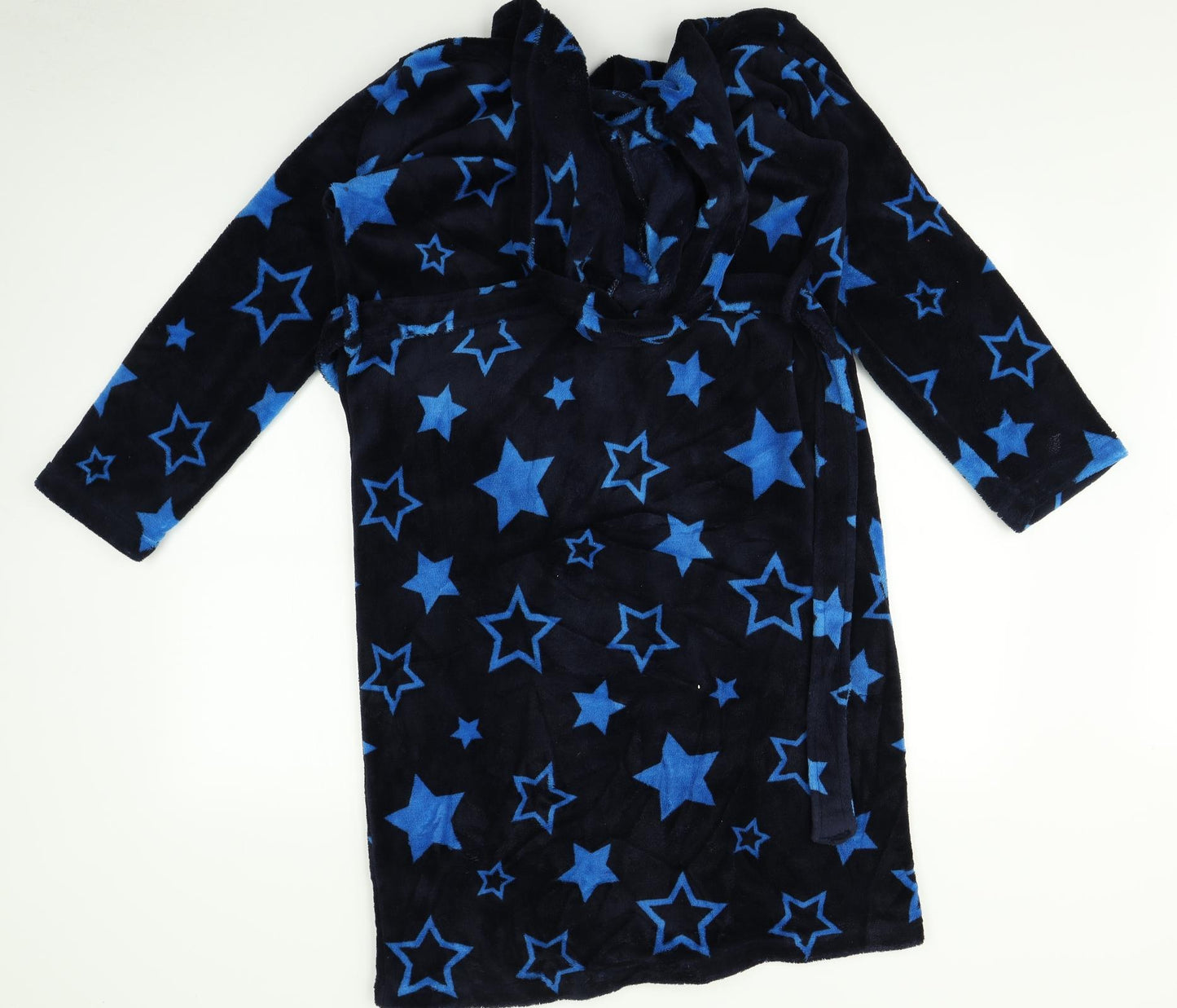 F&F Boys Blue    Robe Size 13-14 Years  - Star print