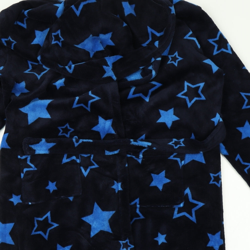 F&F Boys Blue    Robe Size 13-14 Years  - Star print