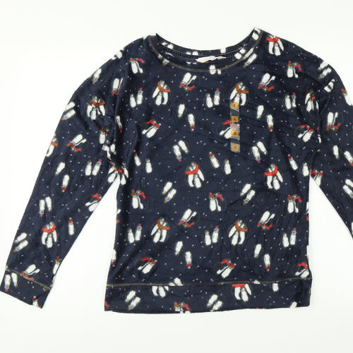 Marks and Spencer Womens Multicoloured    Pyjama Top Size S  - Christmas