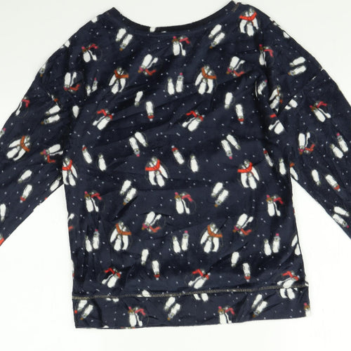 Marks and Spencer Womens Multicoloured    Pyjama Top Size S  - Christmas