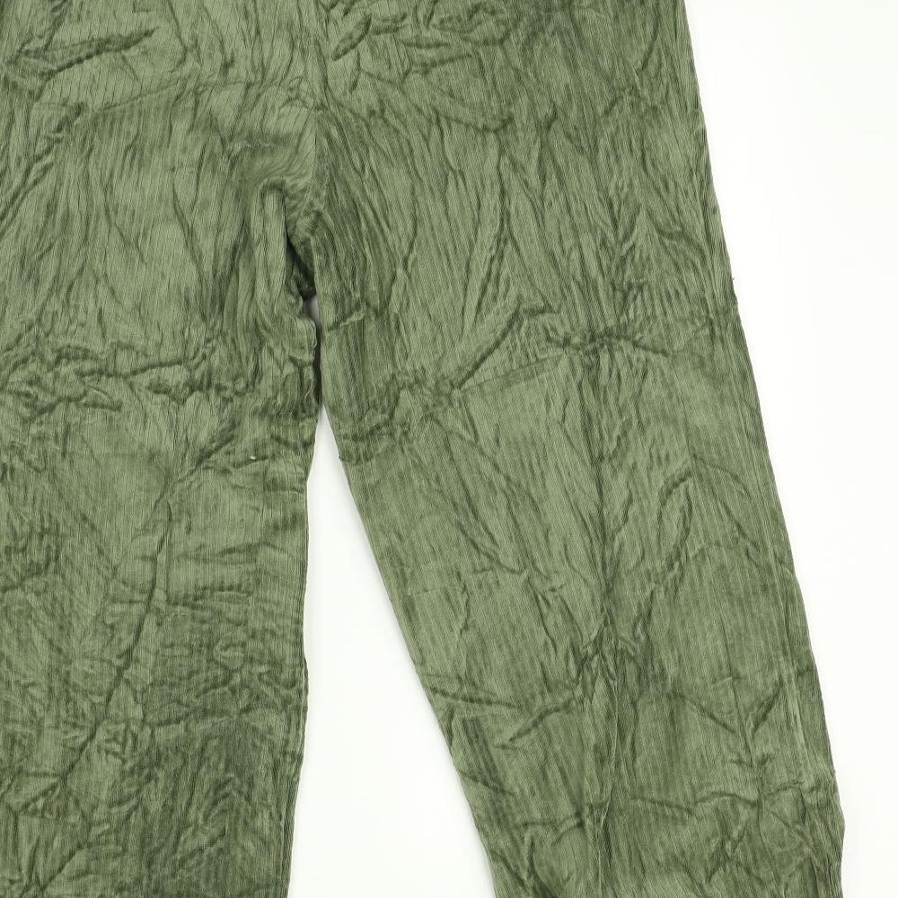 Monki Womens Green   Trousers  Size M L25 in