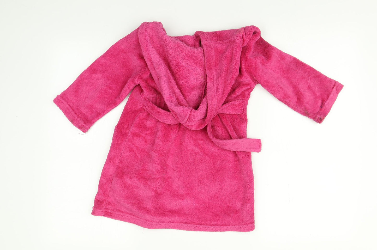 George Girls Pink Solid   Robe Size 3-4 Years