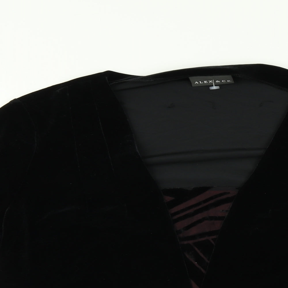 Alex  co Womens Black    T-Shirt Size 18