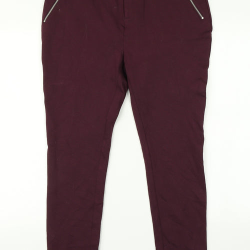 Capsule Womens Purple   Trousers  Size 14 L26 in