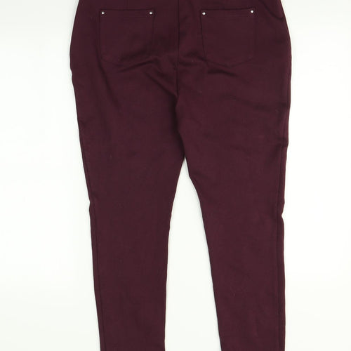 Capsule Womens Purple   Trousers  Size 14 L26 in