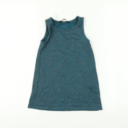 George Girls Blue   T-Shirt Dress  Size 2-3 Years