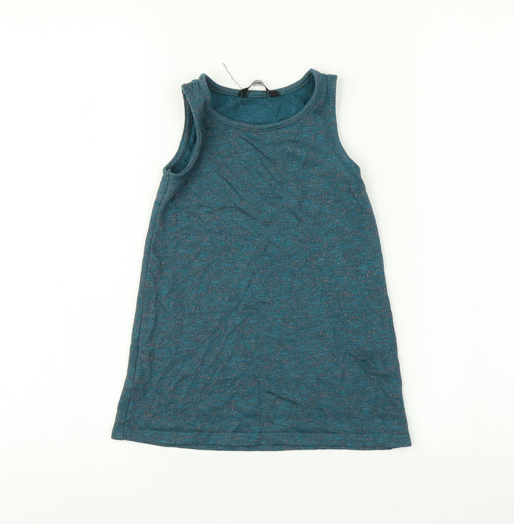 George Girls Blue   T-Shirt Dress  Size 2-3 Years
