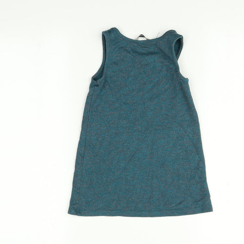 George Girls Blue   T-Shirt Dress  Size 2-3 Years