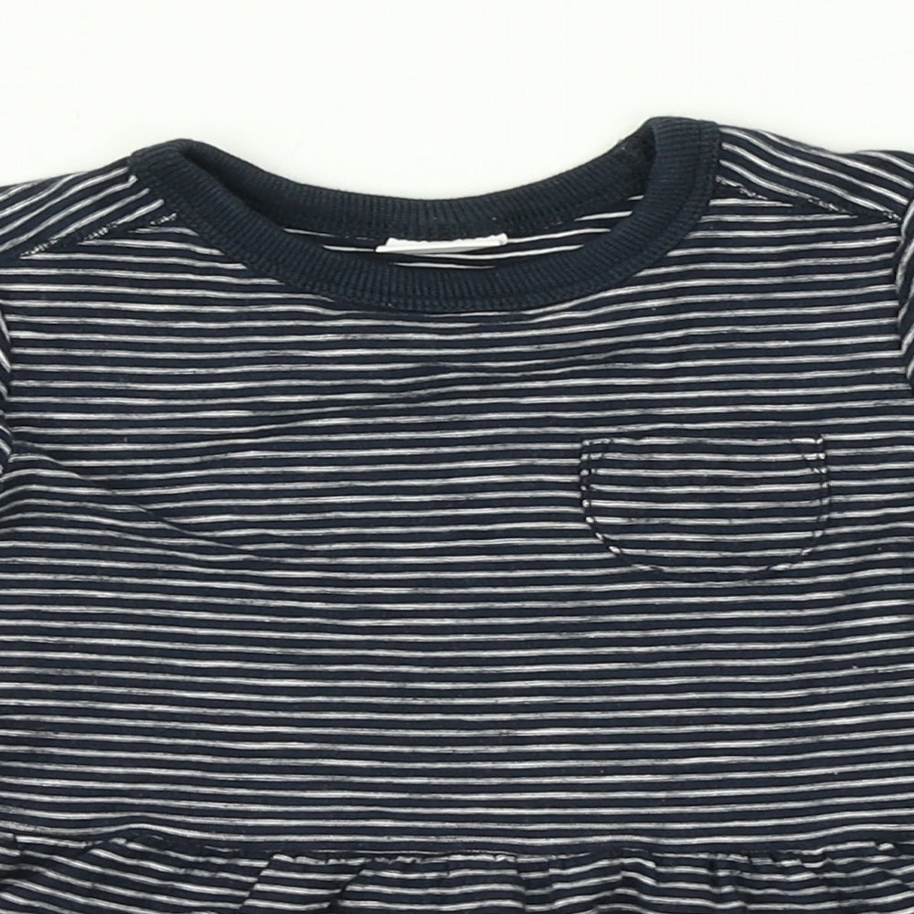 NEXT Baby Blue Striped  Fit & Flare  Size 3-6 Months