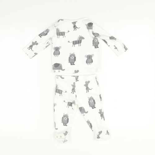 Marks and Spencer  Multicoloured Animal Print   Outfit/Set Size 6-9 Months