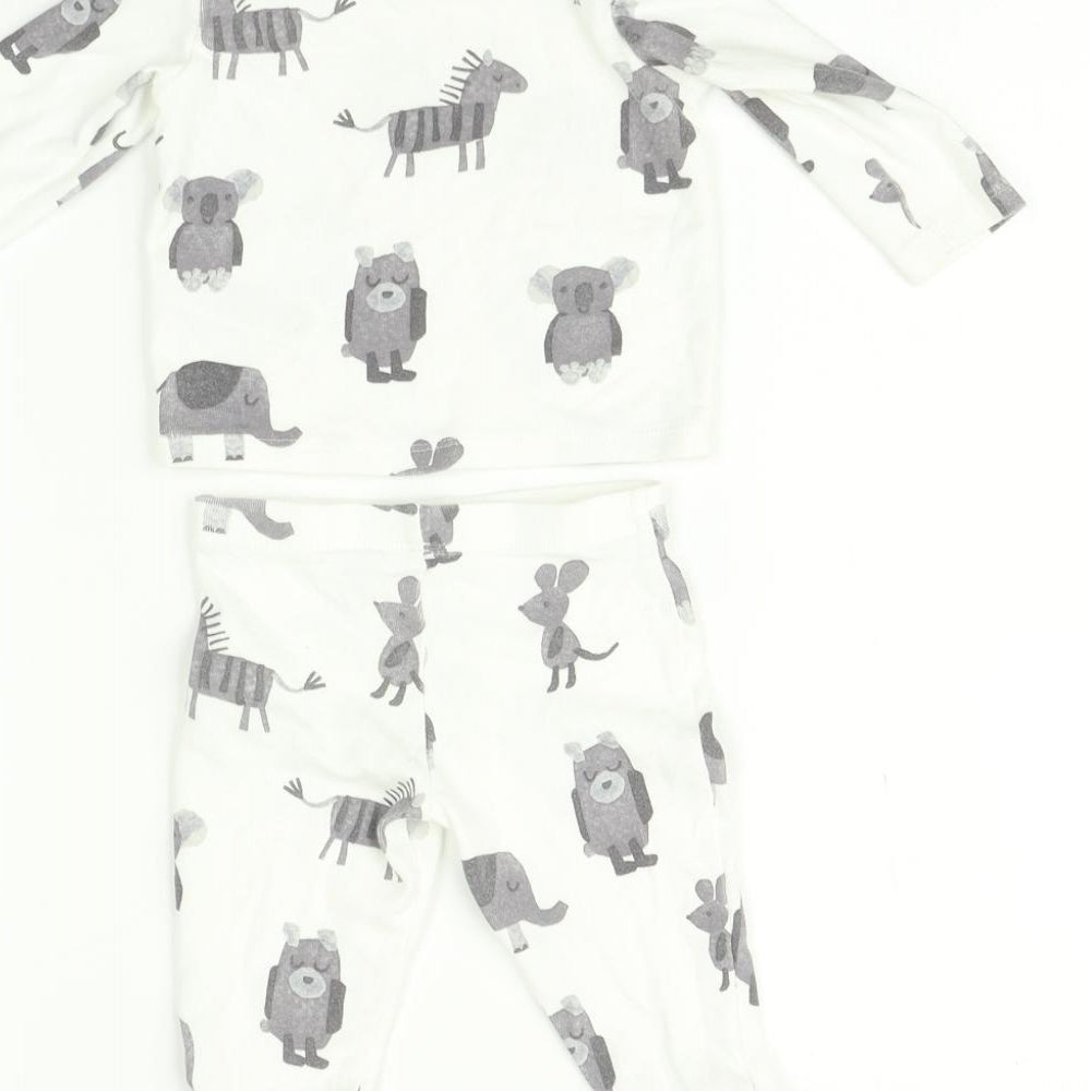Marks and Spencer  Multicoloured Animal Print   Outfit/Set Size 6-9 Months