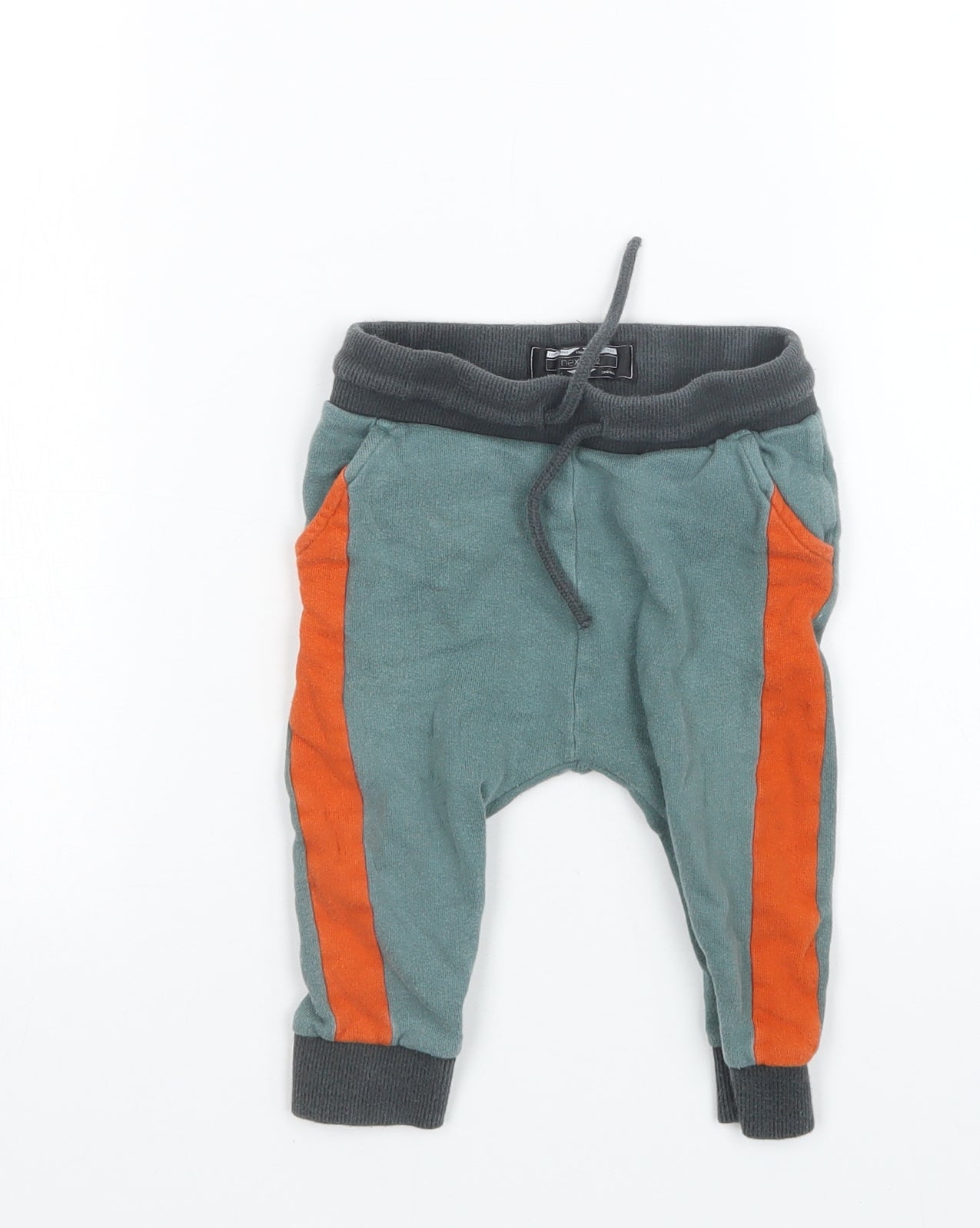 NEXT Boys Green   Jogger Trousers Size 9-12 Months