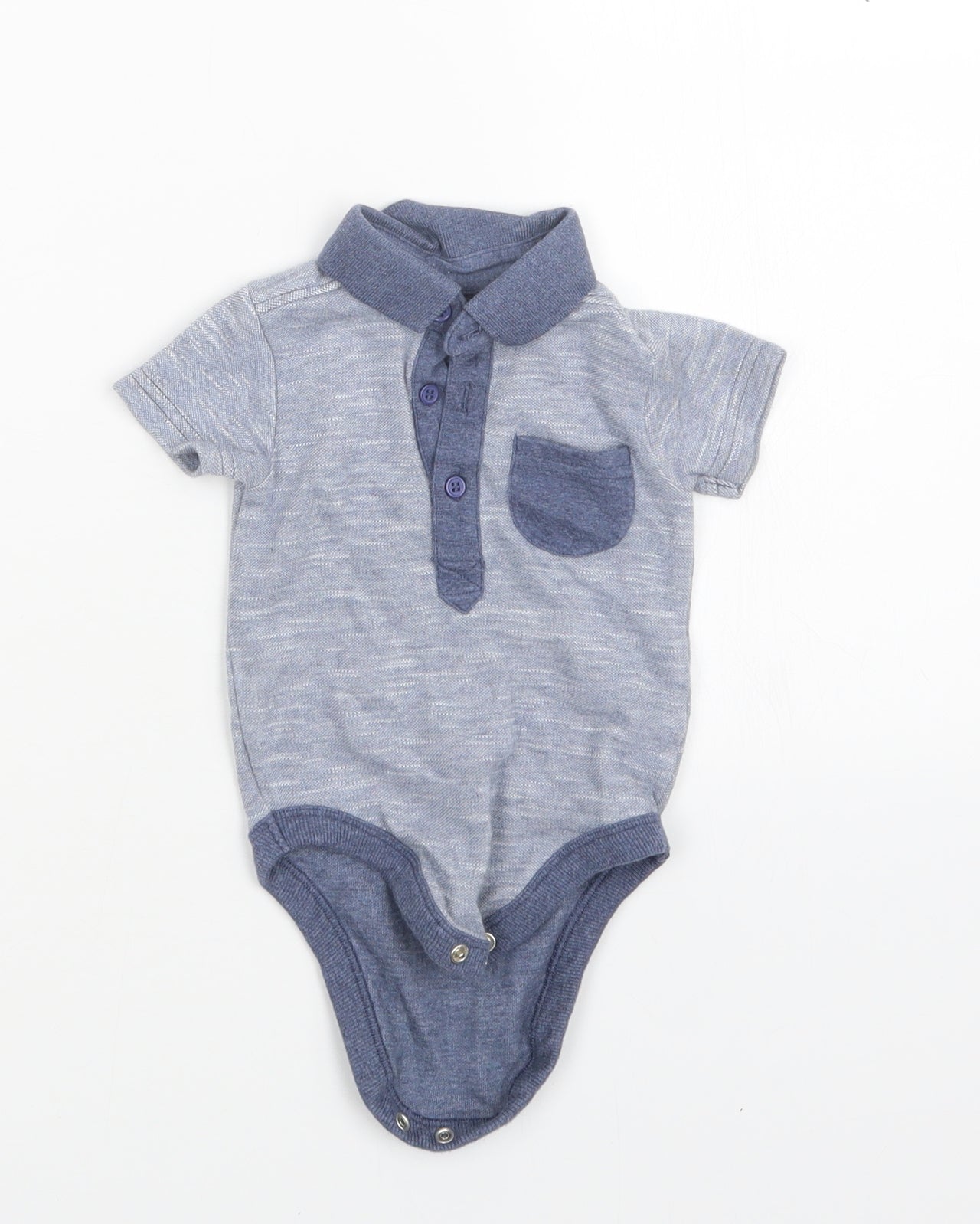 George Boys Blue   Babygrow One-Piece Size 6-9 Months
