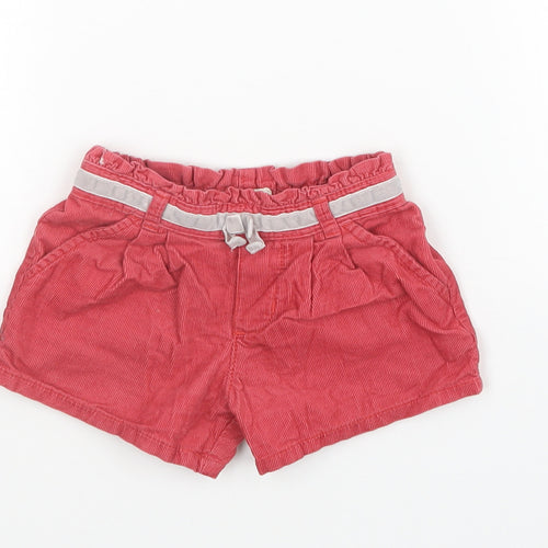 OshKosh Girls Red   Boyfriend Shorts Size 2 Years