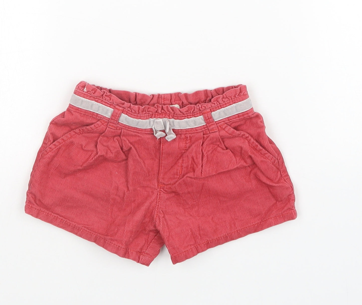 OshKosh Girls Red   Boyfriend Shorts Size 2 Years