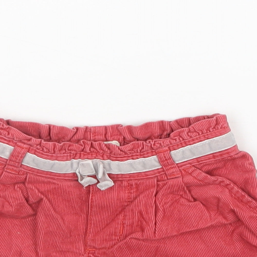 OshKosh Girls Red   Boyfriend Shorts Size 2 Years