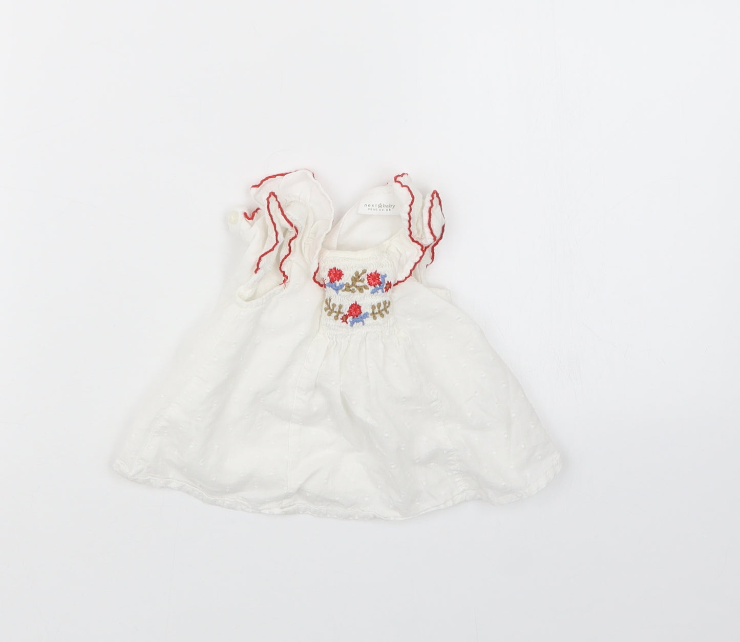 NEXT Girls White   Basic T-Shirt Size Newborn