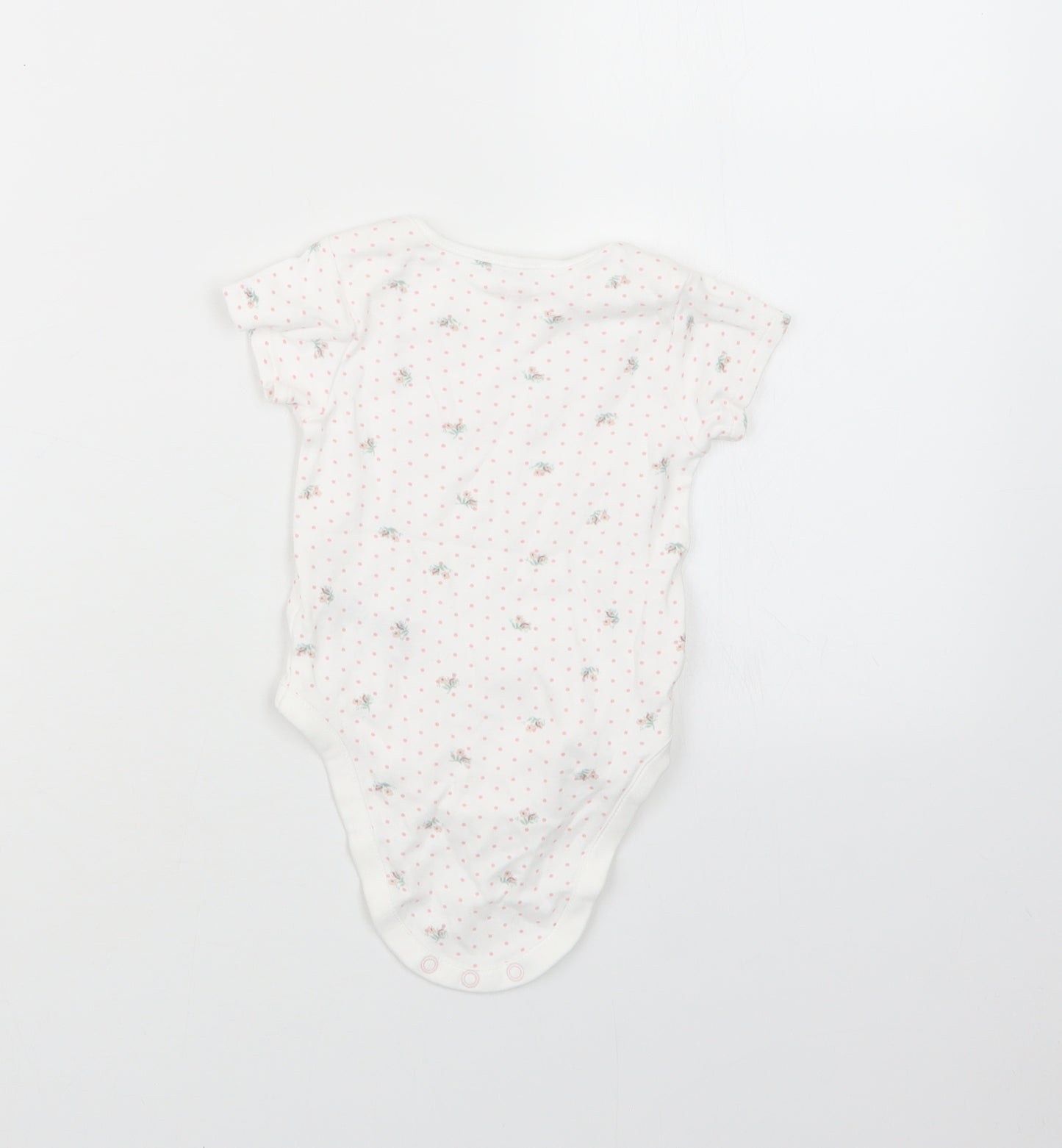 NEXT Girls White Geometric  Babygrow One-Piece Size 3-6 Months
