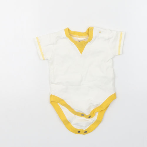 NEXT Boys White   Babygrow One-Piece Size 0-3 Months