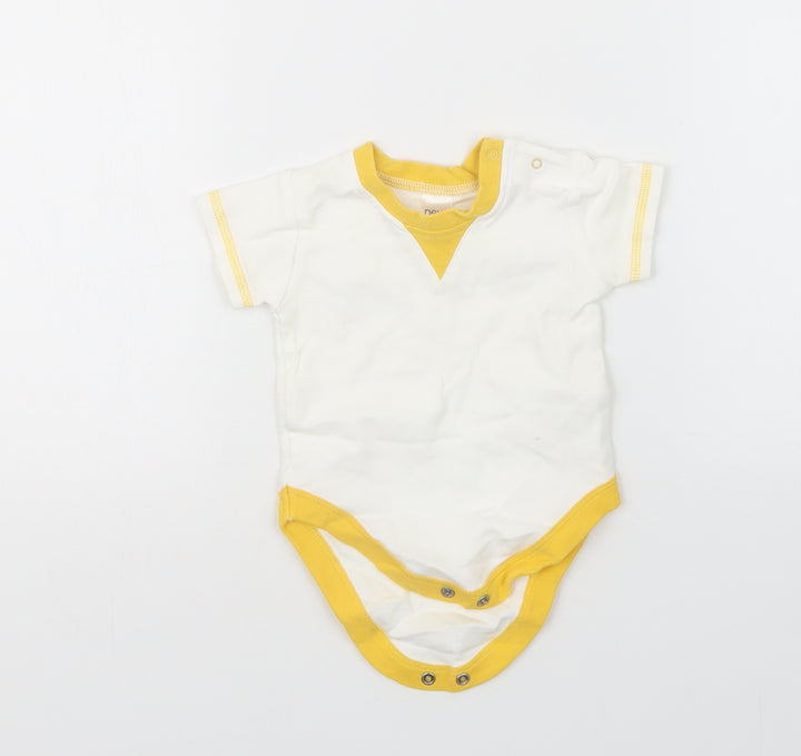 NEXT Boys White Babygrow One-Piece Size 0-3 Months