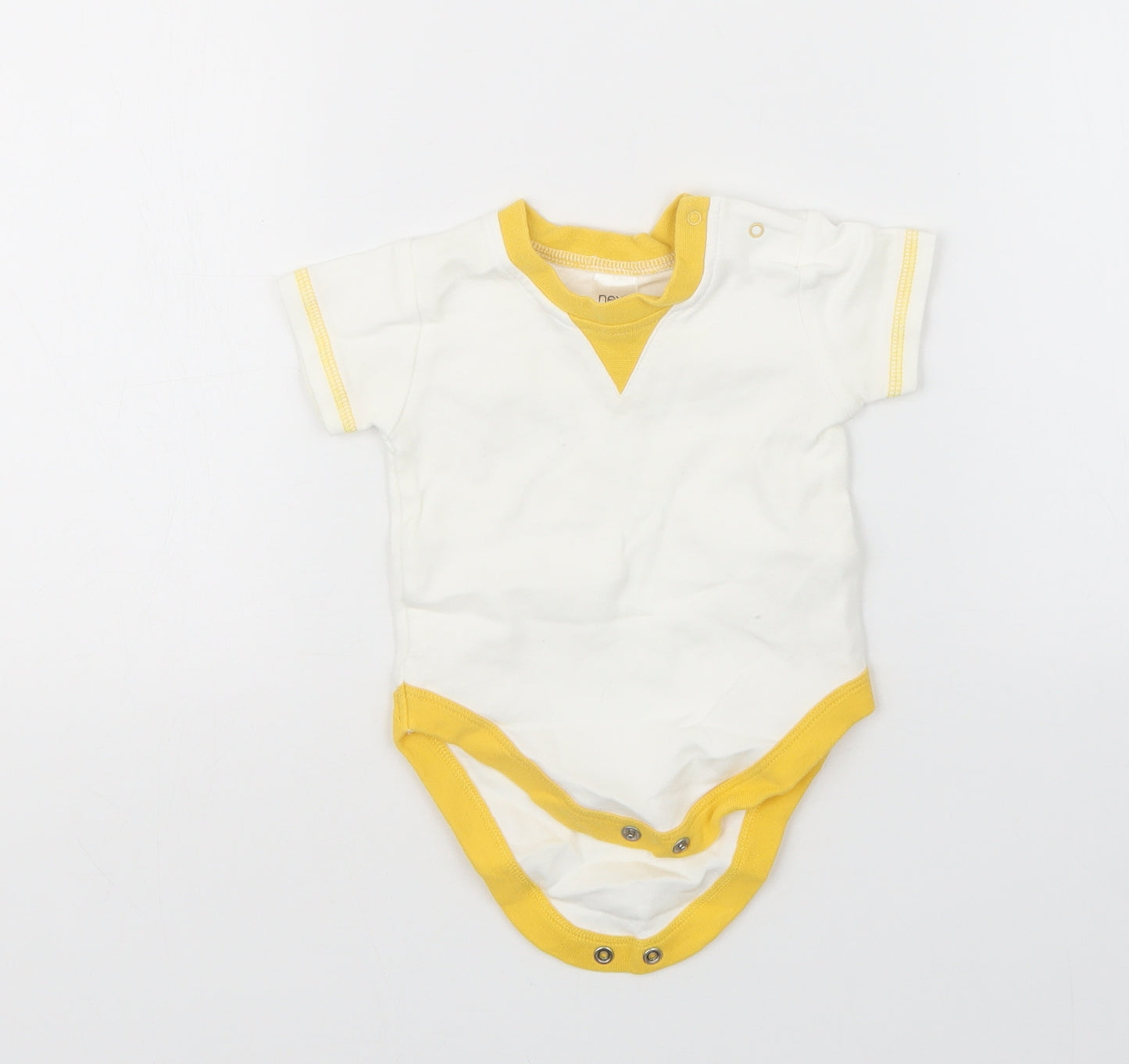 NEXT Boys White   Babygrow One-Piece Size 0-3 Months