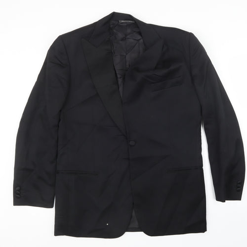 M.V, Mens Black   Jacket Suit Jacket Size 40