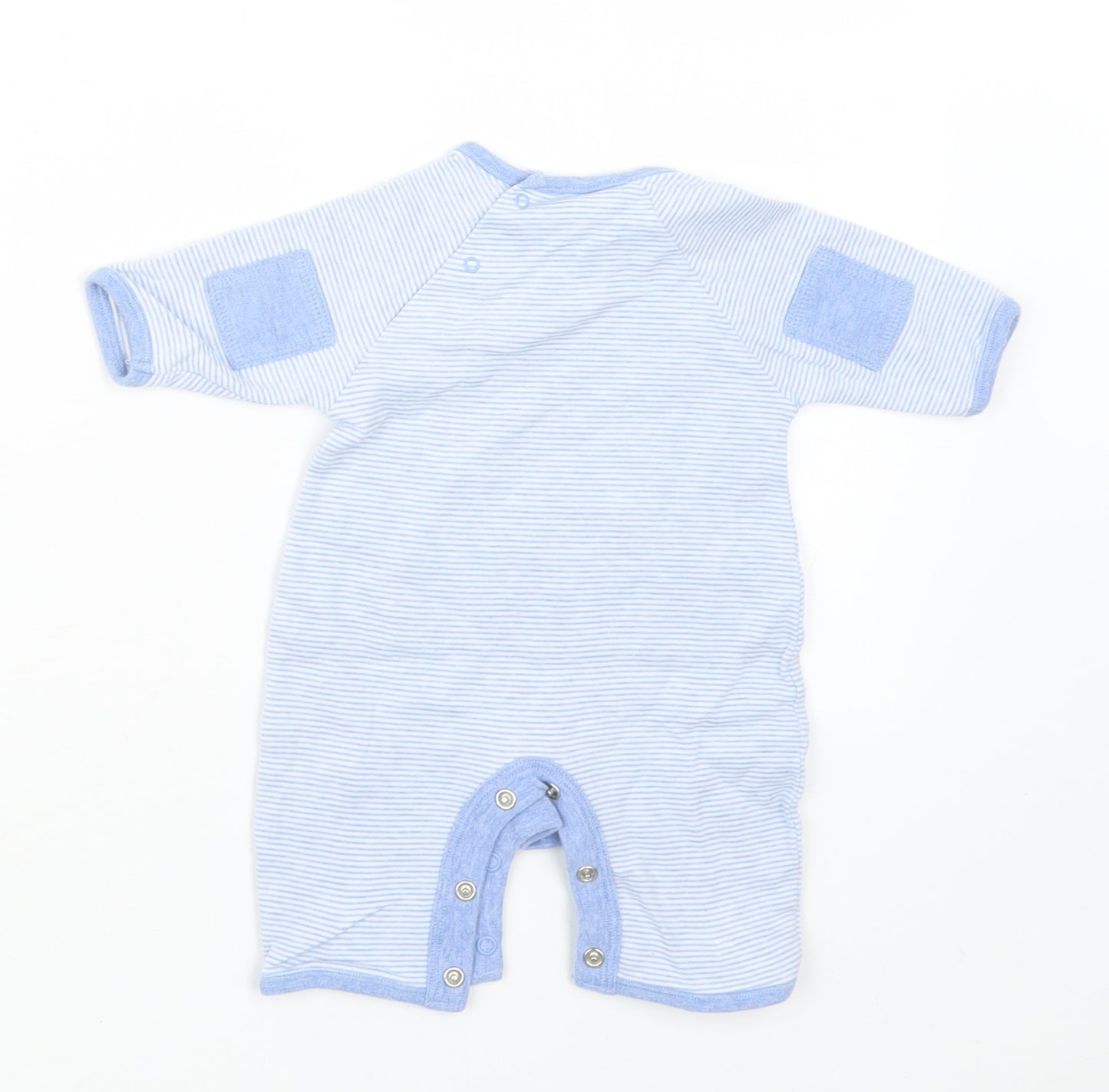 NEXT Boys Blue Striped  Coverall Outfit/Set Size Newborn