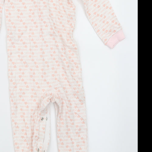 TU Girls Pink Geometric  Babydoll One Piece Size 18-24 Months