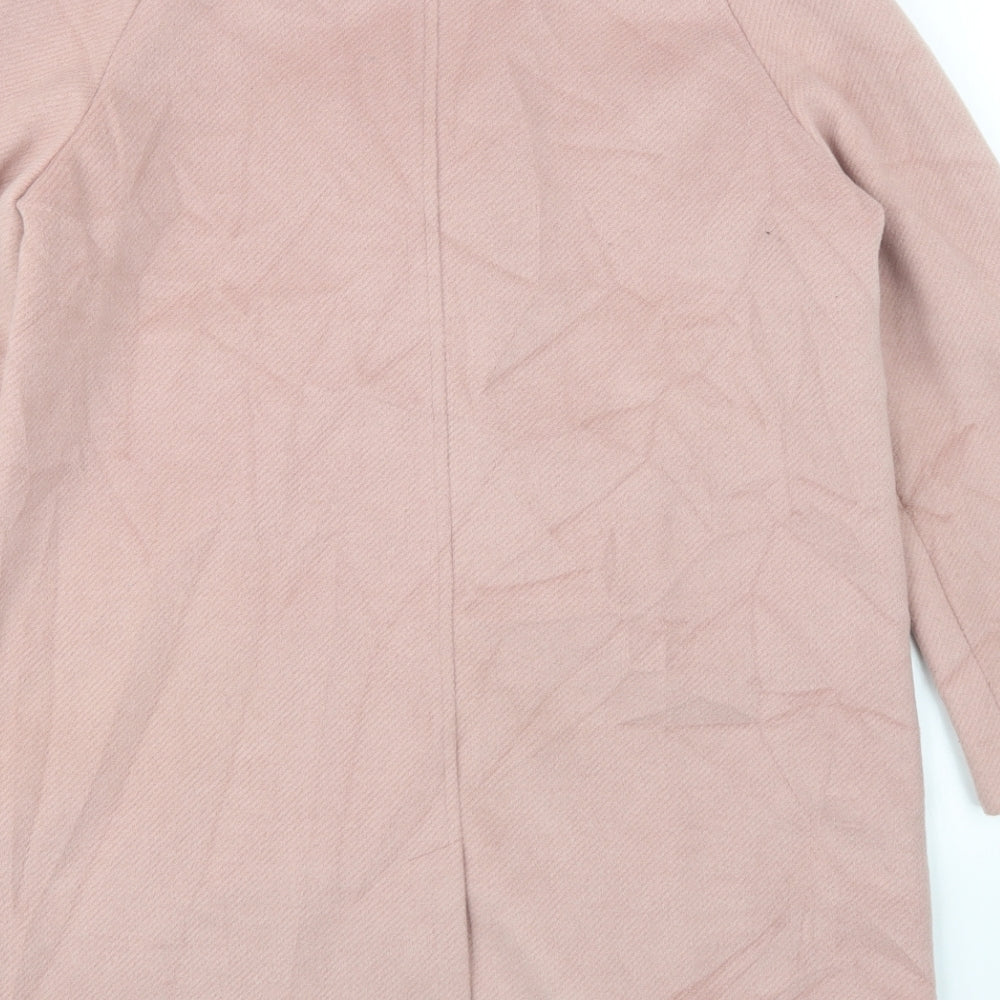 Marks and Spencer Womens Pink   Pea Coat Coat Size 14