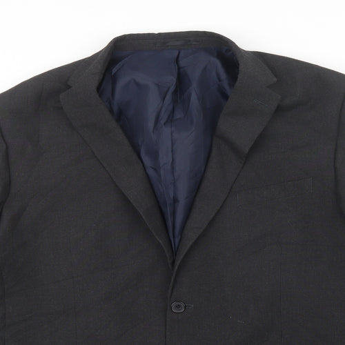 Debenhams Mens Black   Jacket Suit Jacket Size 42