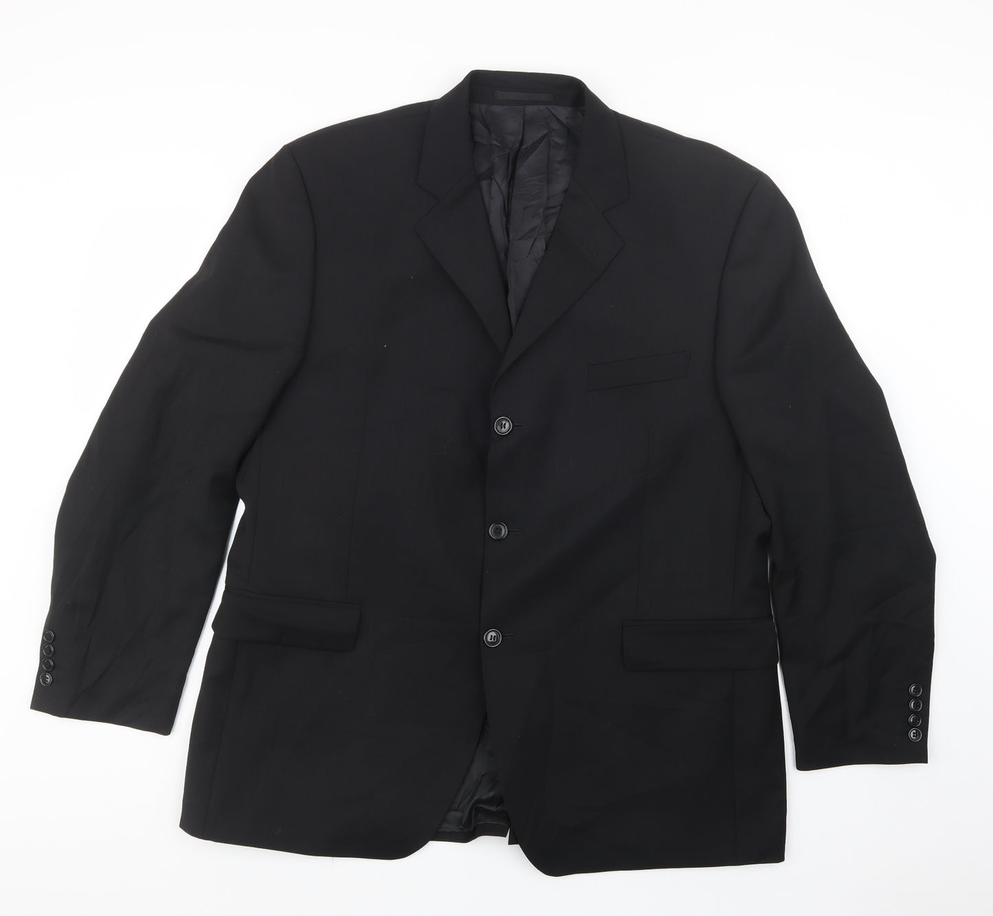 Pierre Cardin Mens Black   Jacket Suit Jacket Size 44