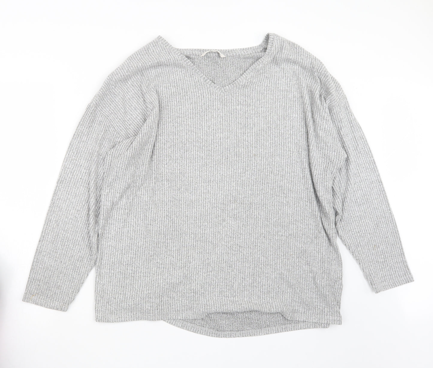 TU Womens Grey  Knit Pullover Jumper Size 20