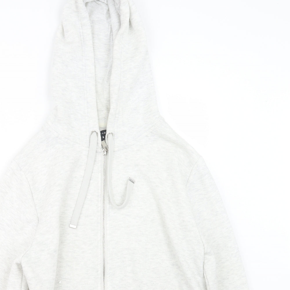 Peacocks Womens Grey   Full Zip Hoodie Size 14