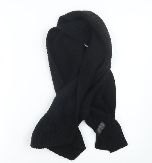 Cedar Wood State Mens Black  Knit Scarf  One Size